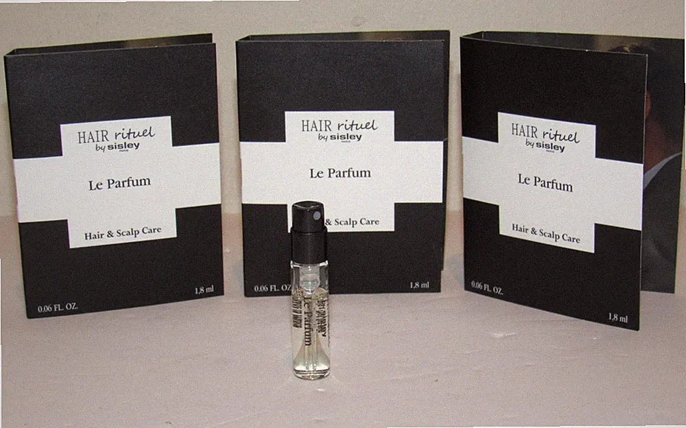 3 Hair Rituel by Sisley Le Parfum Hair Perfume 0.18 Oz 5.4 mL TOTAL Sample Vials